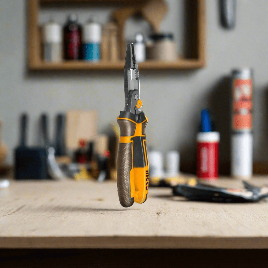 Ingco Pliers Ingco 8" 6-in-1 Multi-Function Long Nose Plier – HMFLNP28200