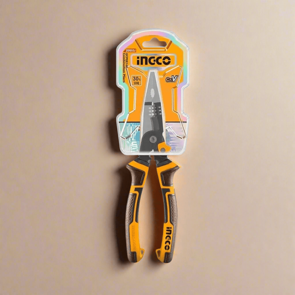 Ingco Pliers Ingco 8" 6-in-1 Multi-Function Long Nose Plier – HMFLNP28200