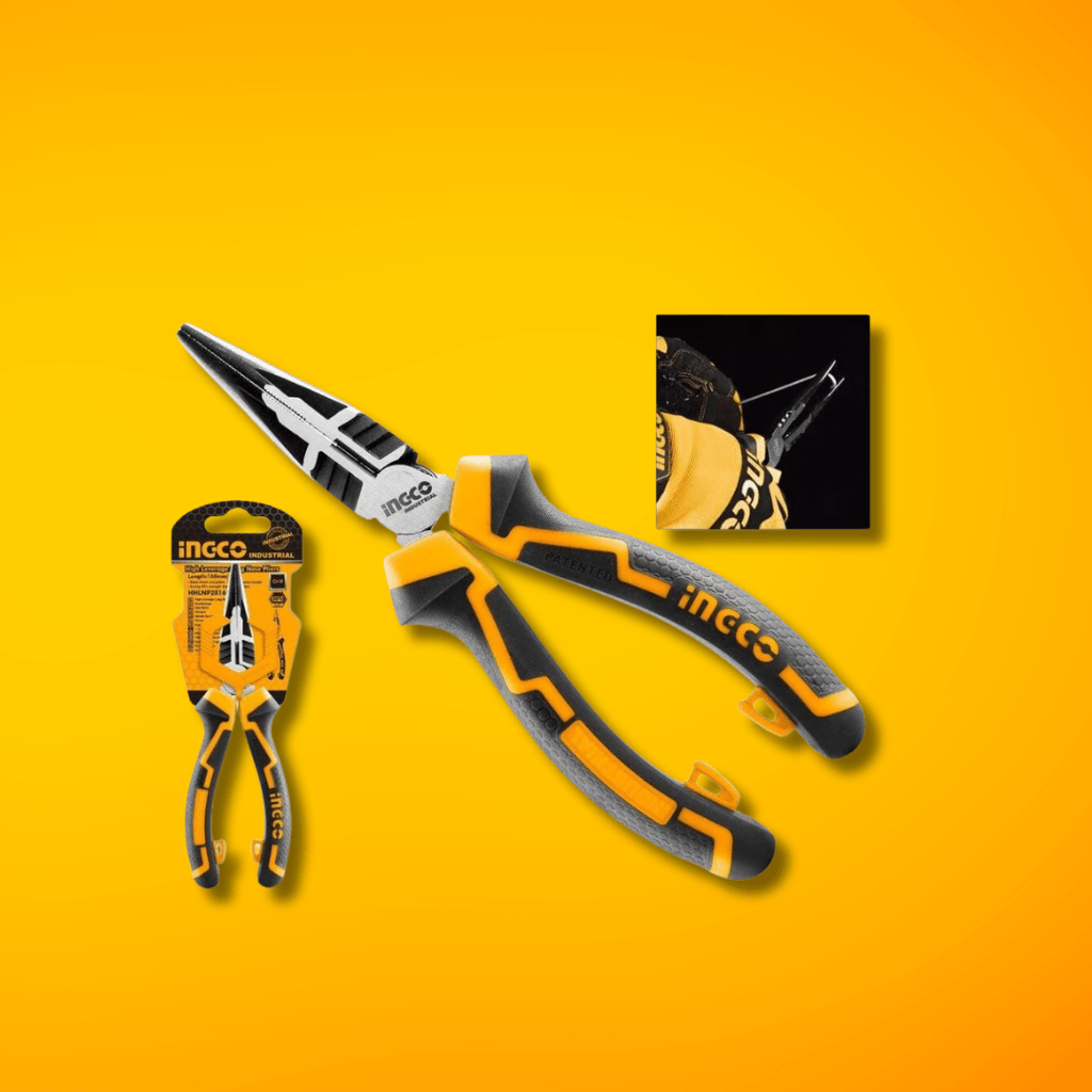 Ingco Pliers Ingco 8" High Leverage Long Nose Plier – HHLNP28200