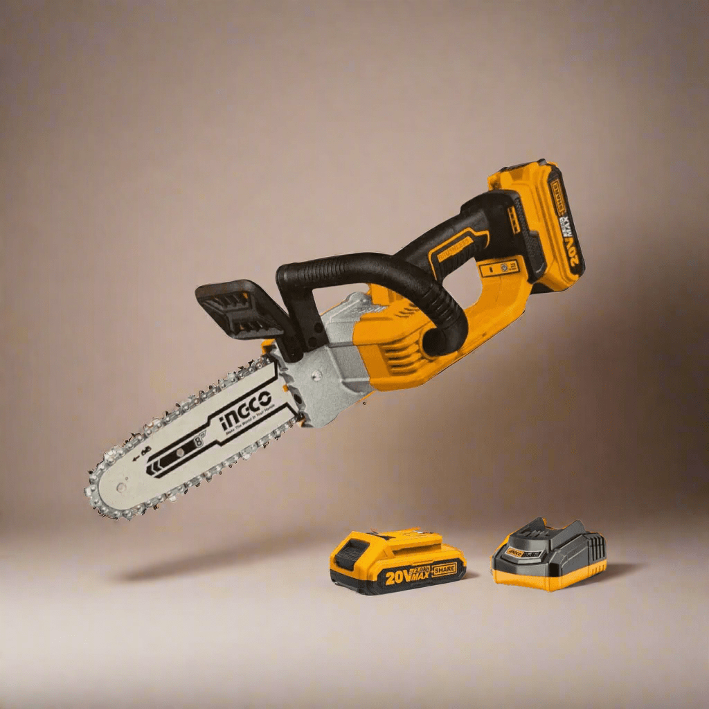 Ingco Chainsaw Ingco 8" Lithium-Ion Cordless Chain Saw with 20V 2.0Ah & Charger - CGSLI20851