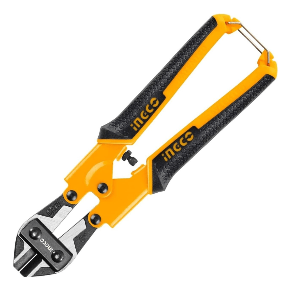 Ingco Hand Saws & Cutting Tools Ingco 8" Mini Bolt Cutter | 200mm | CRV Blade & PVC Grip - HMBC0808