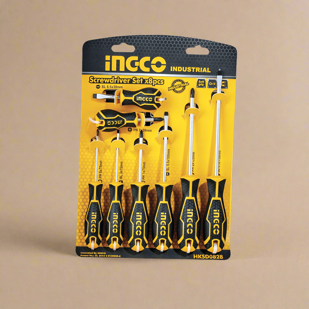 Ingco Screwdrivers Ingco 8 Pieces Screwdriver Set - HKSD0828