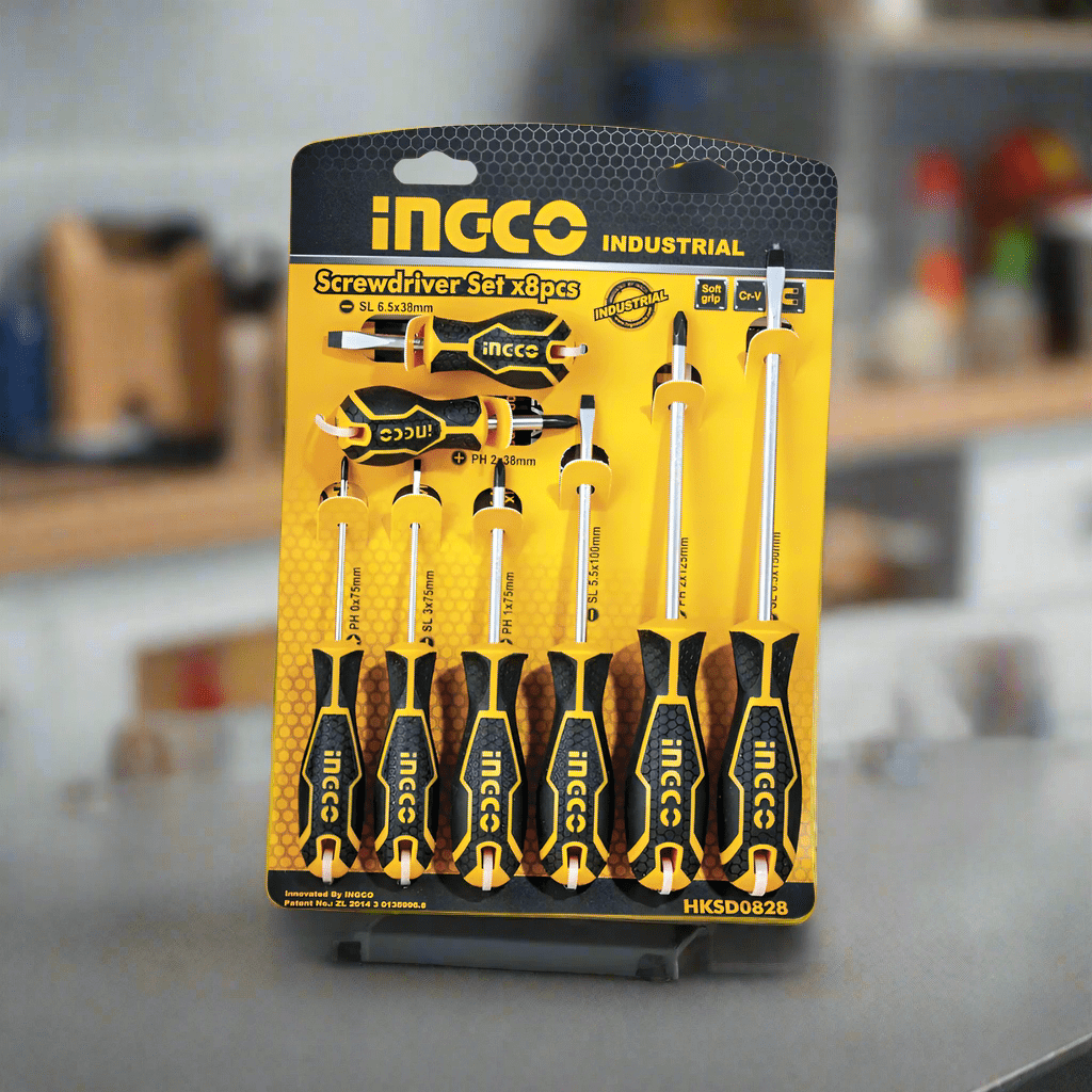 Ingco Screwdrivers Ingco 8 Pieces Screwdriver Set - HKSD0828