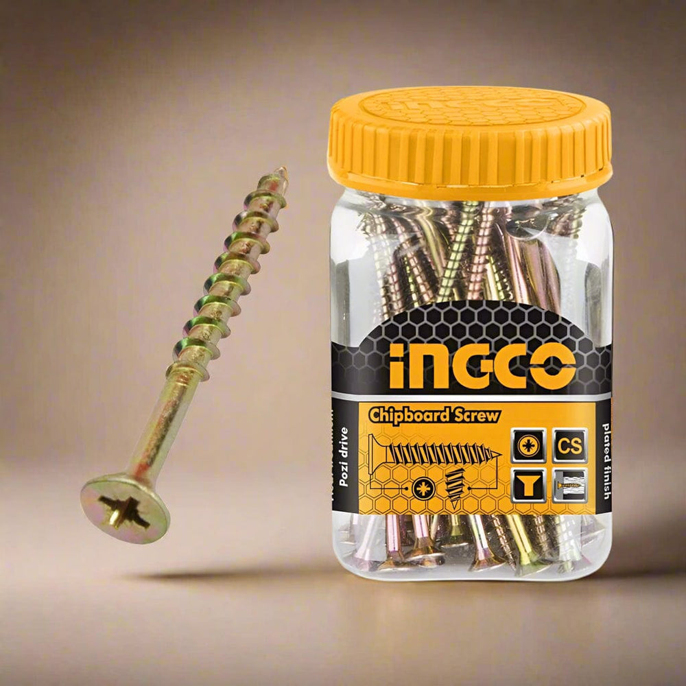 Ingco Fasteners Ingco 80 Pieces Chipboard Screw ST5.0x80mm - HWBS5008011