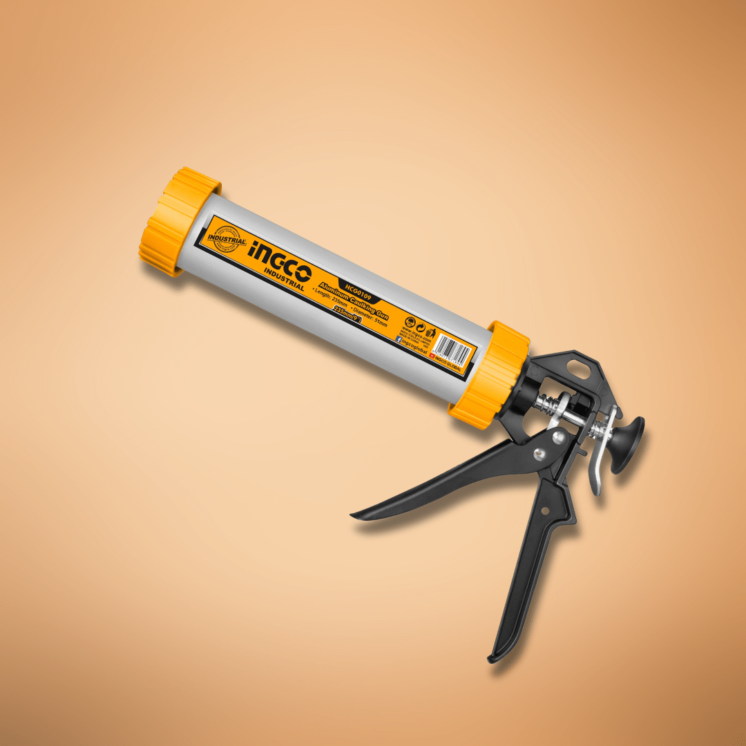 Ingco Caulking Gun Ingco 9" Aluminium Caulking Gun with Plastic Adaptor - HCG0109