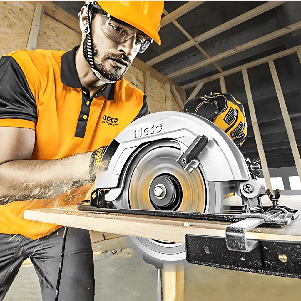 Ingco Circular Saw Ingco 9" Circular Saw 2200W with Adjustable Cutting Depth & Bevel – CS23522