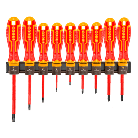Ingco Screwdrivers Ingco 9 PCS Insulated Screwdriver Set - HKISD0908