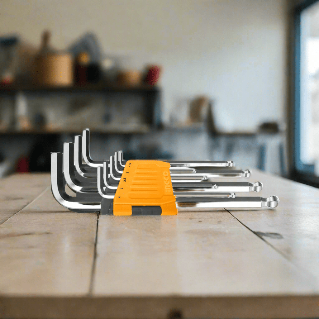 Ingco Sockets & Hex Keys Ingco 9 Pieces Ball Point Hex Key Set - HHK12091