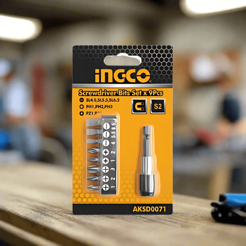 Ingco Screwdriver Bits Ingco 9-Pieces Screwdriver Bit Set - AKSD0071
