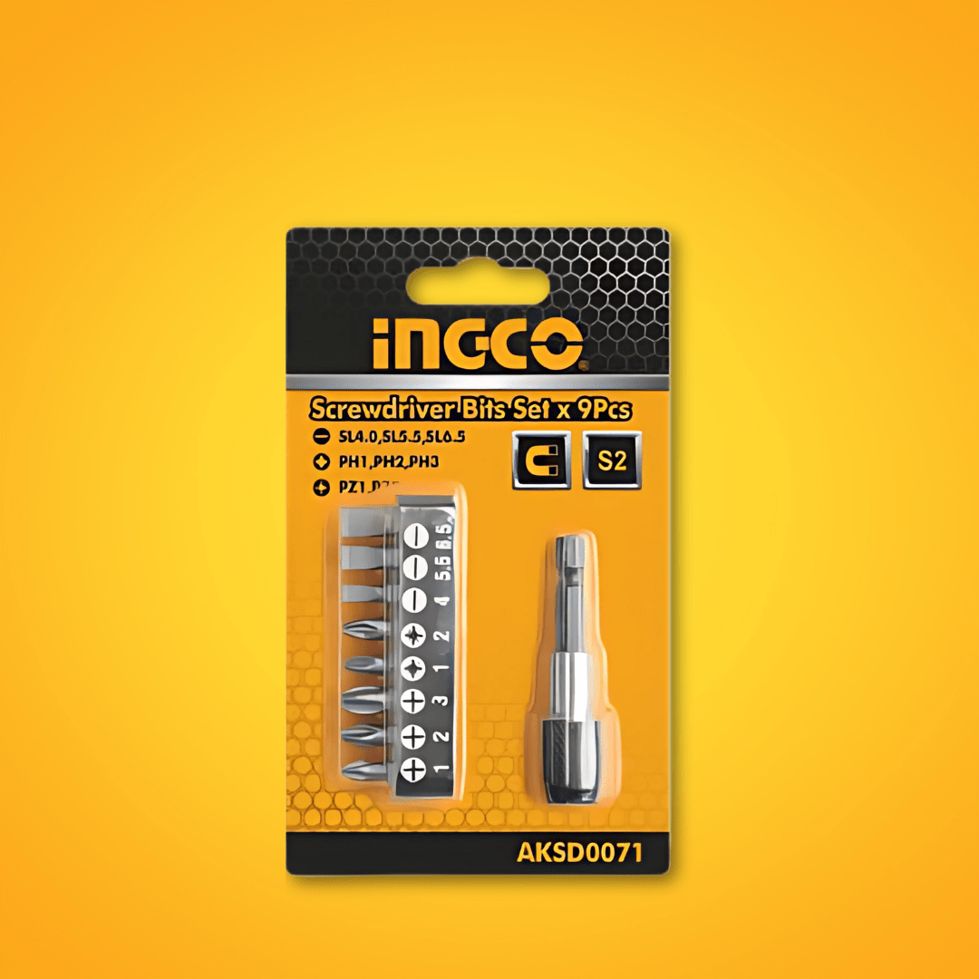 Ingco Screwdriver Bits Ingco 9-Pieces Screwdriver Bit Set - AKSD0071