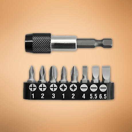 Ingco Screwdriver Bits Ingco 9-Pieces Screwdriver Bit Set - AKSD0071