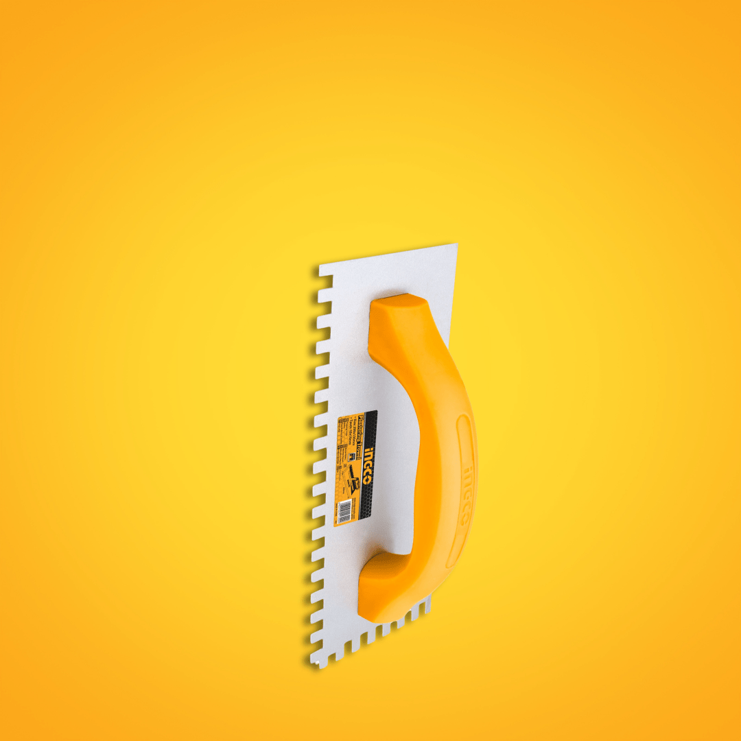 Ingco Specialty Hand Tools Ingco 9" Plastering Trowel With Teeth - HPTT23108 & HPTT231025