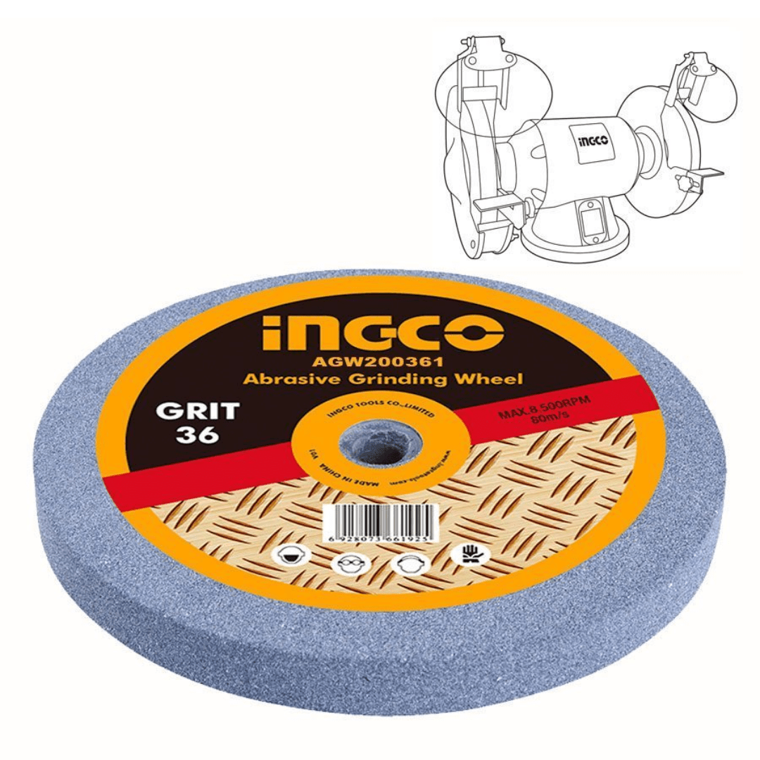 Ingco Grinding & Cutting Wheels Ingco Abrasive Grinding Wheel 36 Grit - AGW200361