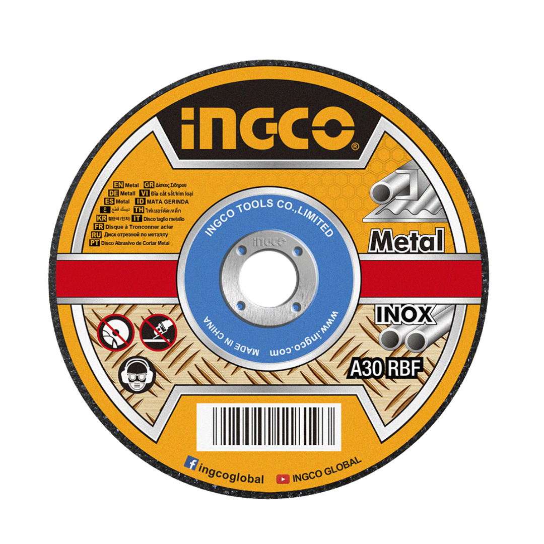 Ingco Grinding & Cutting Wheels Ingco Abrasive Metal Cutting Disc 115mm X 1.2mm (25pcs) - MCD1211525