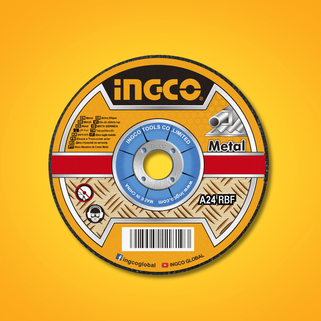 Ingco Grinding & Cutting Wheels Ingco Abrasive Metal Grinding Disc 115mm - 230mm - MGD60-Series