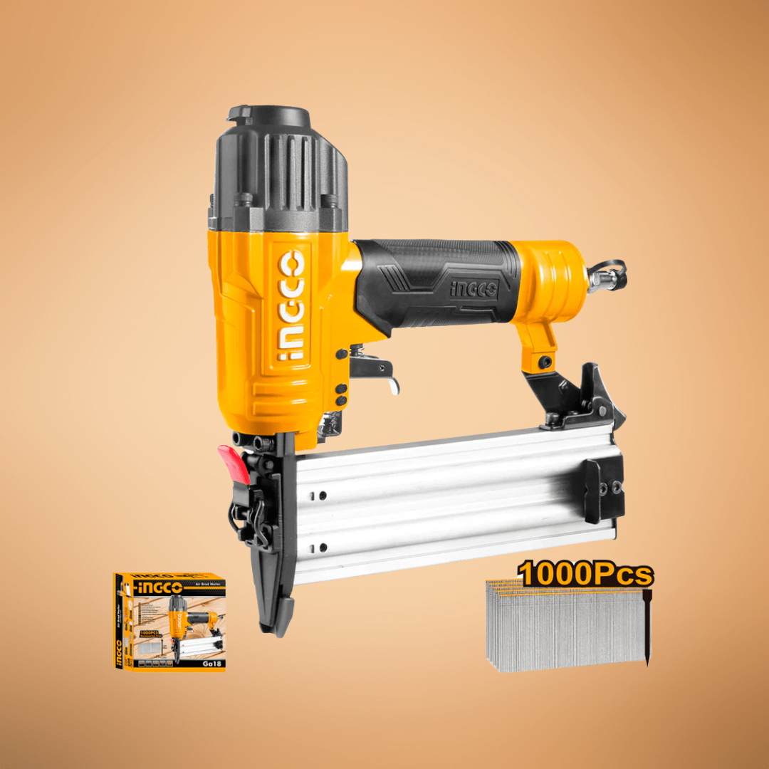 Ingco Nailer & Stapler Ingco Air Brad Nailer 15-50mm with 100-Pieces Load Capacity - ABN15501