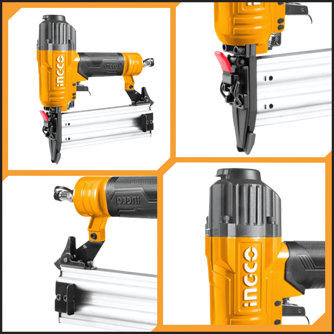 Ingco Nailer & Stapler Ingco Air Brad Nailer 15-50mm with 100-Pieces Load Capacity - ABN15501