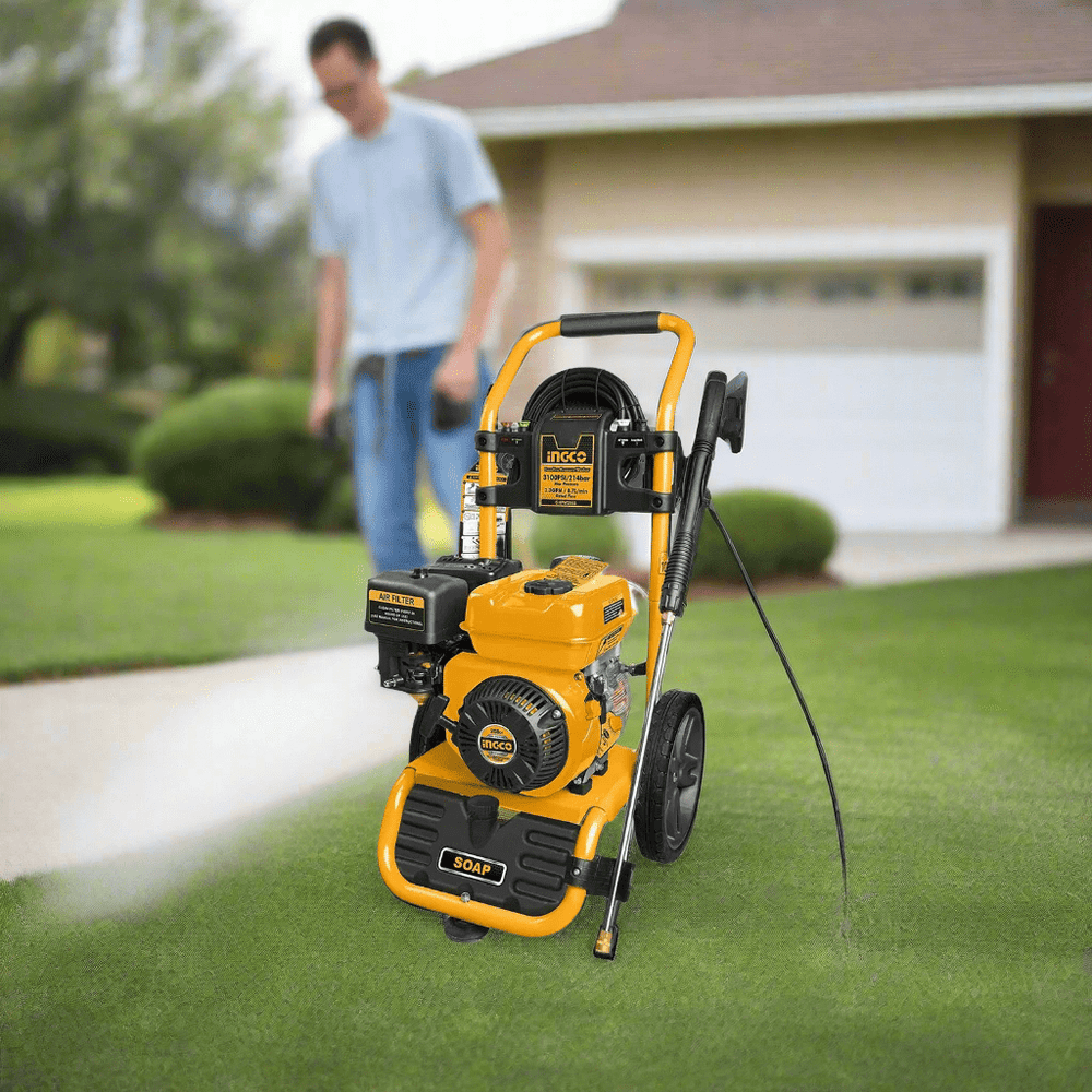 Ingco Pressure Washer Ingco Axial Pump Gasoline Pressure Washer 7.0HP 235Bar - GHPW2103