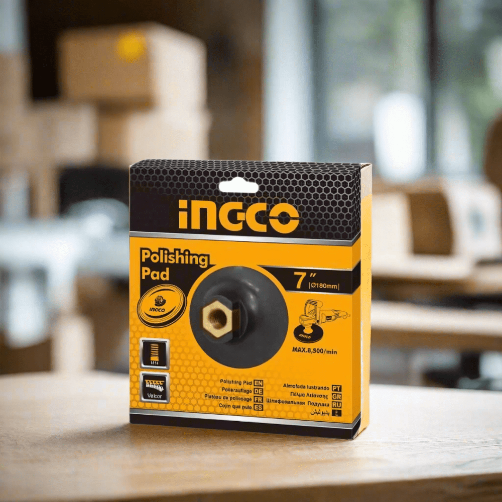 Ingco Oscillating Tool Accessories Ingco Backing Pad for Polishing Machine 180mm - APP0111801
