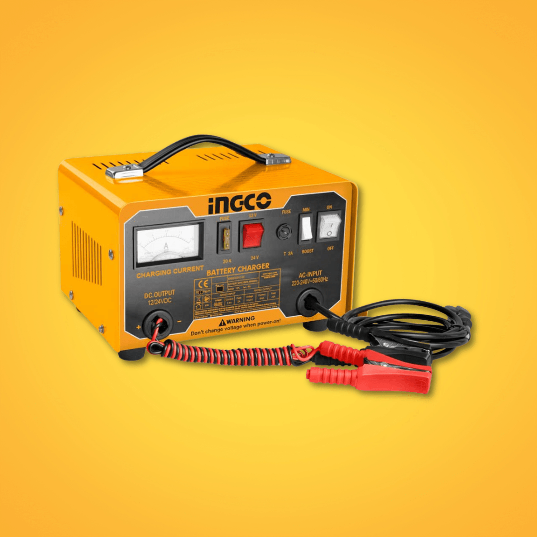 Ingco Welding Machine & Accessories Ingco Battery Charger 28-180Ah Capacity - ING-CB1601