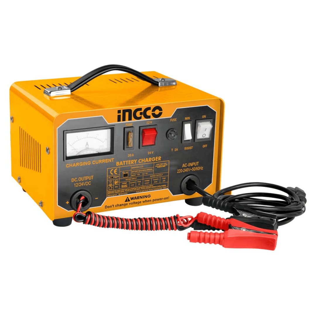 Ingco Welding Machine & Accessories Ingco Battery Charger 28-180Ah Capacity - ING-CB1601
