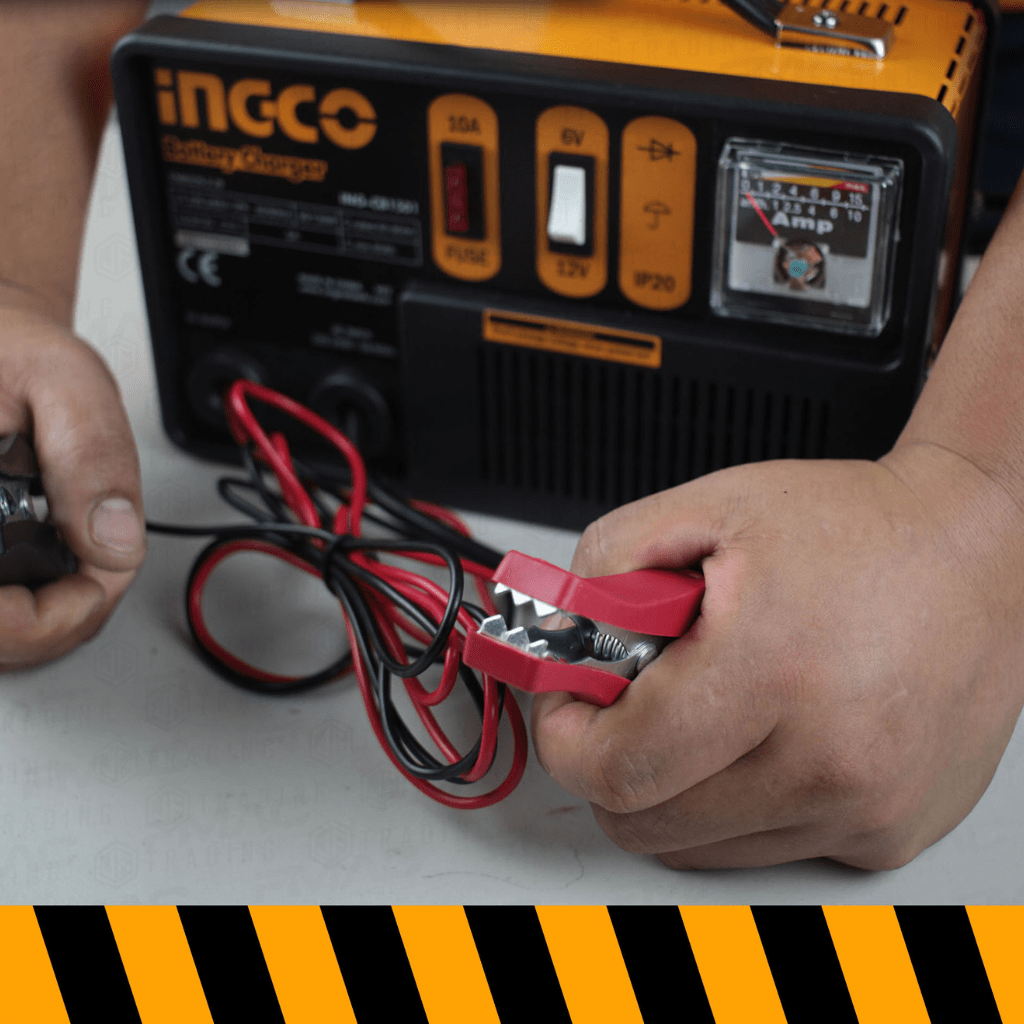 Ingco Welding Machine & Accessories Ingco Battery Charger with 6A Rated Current - ING-CB1501