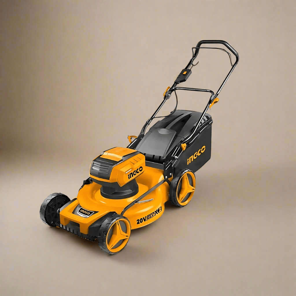 Ingco Lawn Mower Ingco Brushless 20" Lithium-ion Cordless Lawn Mower with Two 40V 5.0Ah Batteries & Charger - LMLI20202