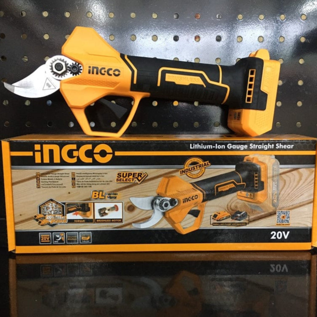 Ingco Specialty Power Tool Ingco Brushless Lithium-Ion Gauge Straight Shear 20V 2.0Ah - CSSLI20258