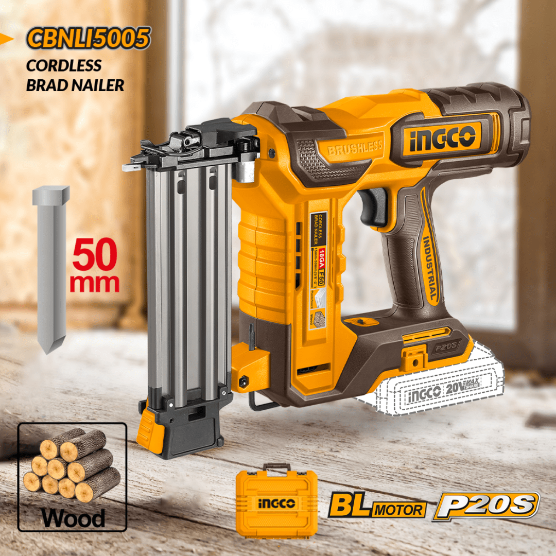 Ingco Nailer & Stapler Ingco Brushless Motor Cordless Brad Nailer - CBNLI5005