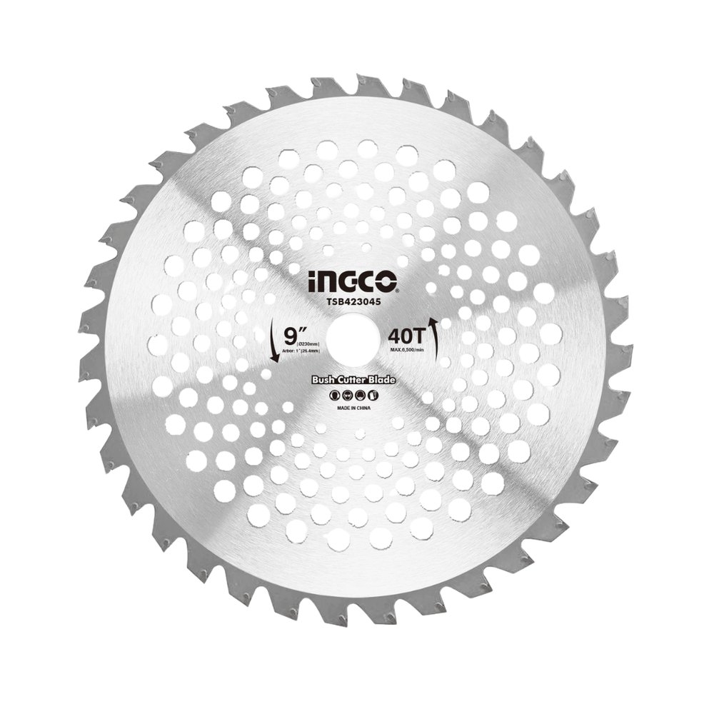 Ingco Trimmer Ingco Bush Cutter Blade 230mm with 40 Teeth – TSB423045