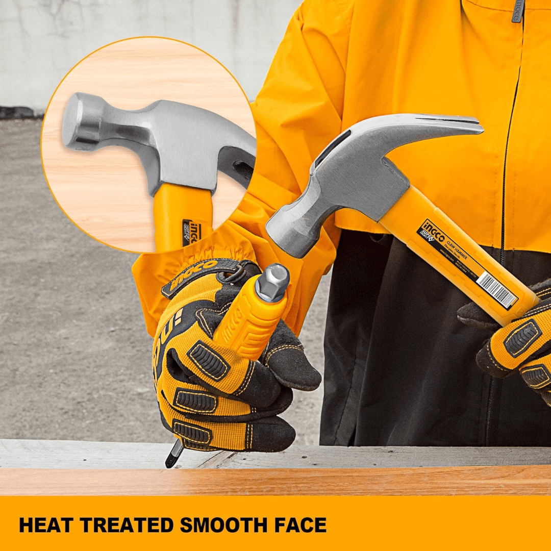 Ingco Hammers Mallets & Sledges Ingco Claw hammer - 220g, 450g & 560g