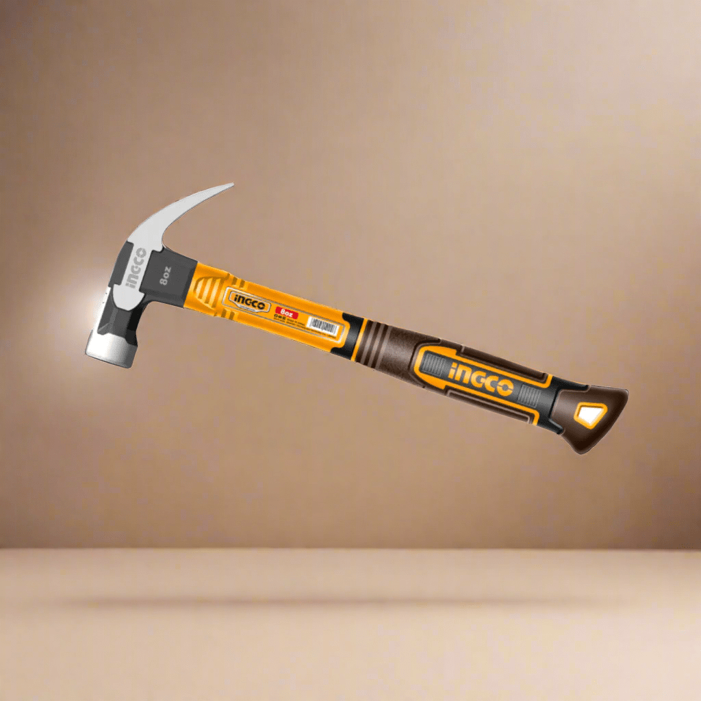 Ingco Hammers Mallets & Sledges Ingco Claw Hammer 220g with Fiberglass Handle - HCH81008