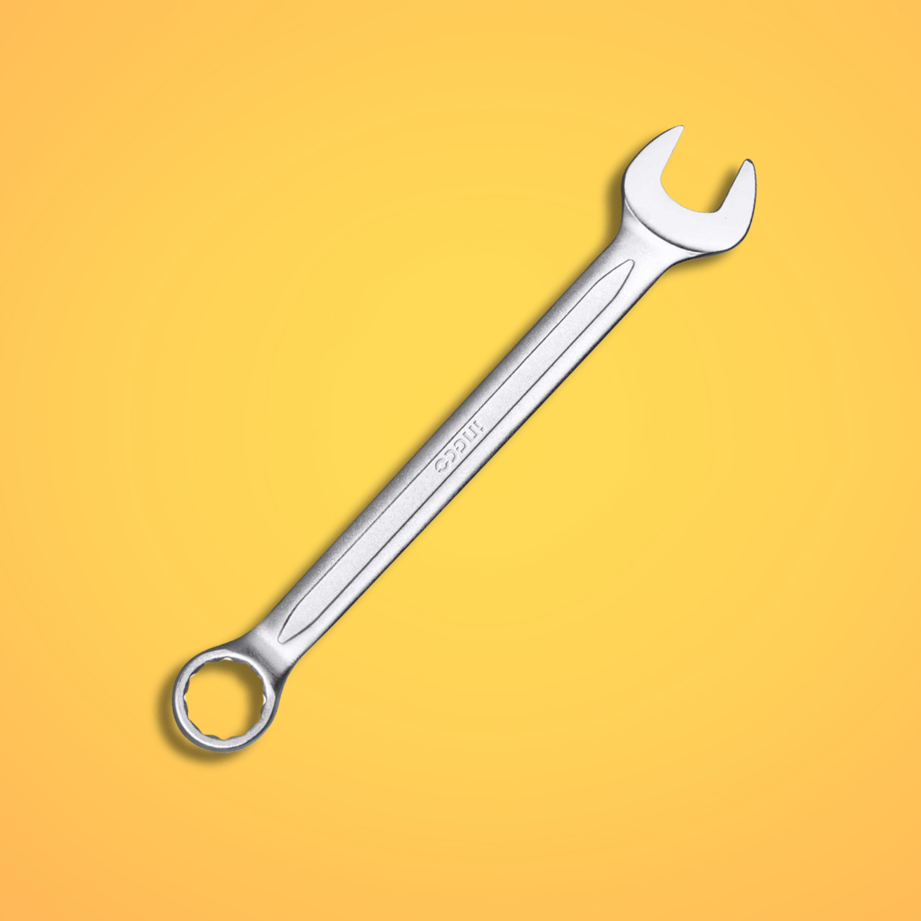 Ingco Wrenches Ingco Combination Spanner 8mm - 16mm Cr-V Material, Chrome Plated – HCSPA Series