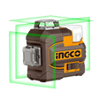 Ingco Laser Measure Ingco Cordless 3D Self Leveling Line Laser - HLL301201