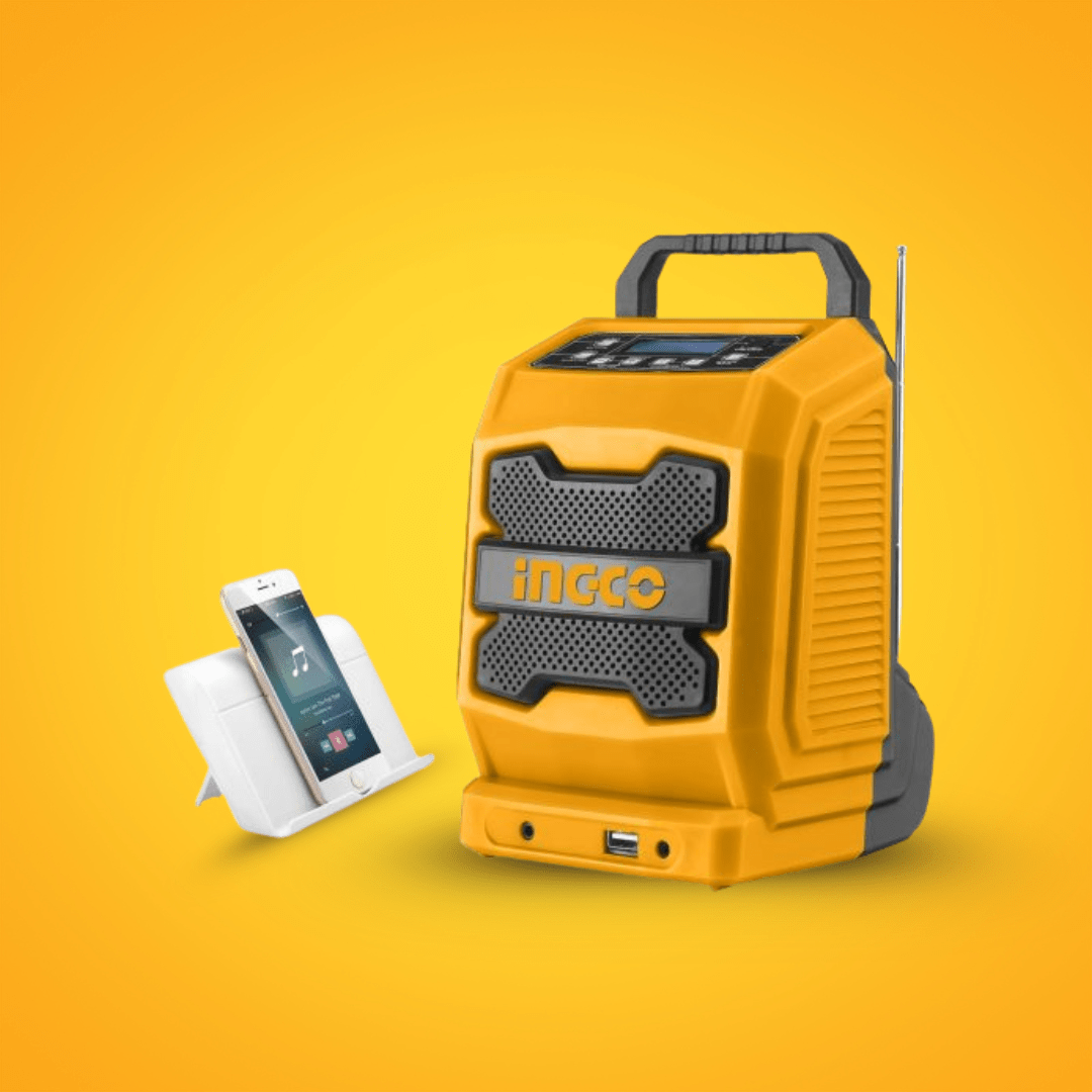 Ingco Specialty Power Tool Ingco Cordless Lithium-Ion Job Radio 20V 2.0Ah - CJRLI2001