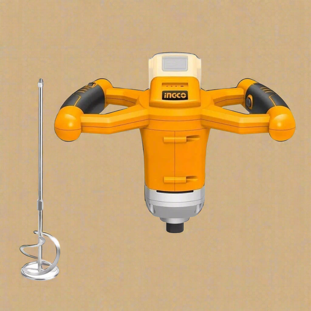 Ingco Mixer Ingco Cordless Lithium-Ion Mixer with 20V 2.0Ah Battery & Charger - MXLI20011