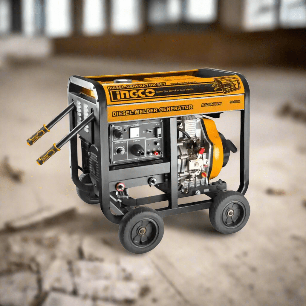 Ingco Generator Ingco Diesel Generator (4.2KW/50HZ) & Welding Machine (50-180A) | 15 L - GDW65001
