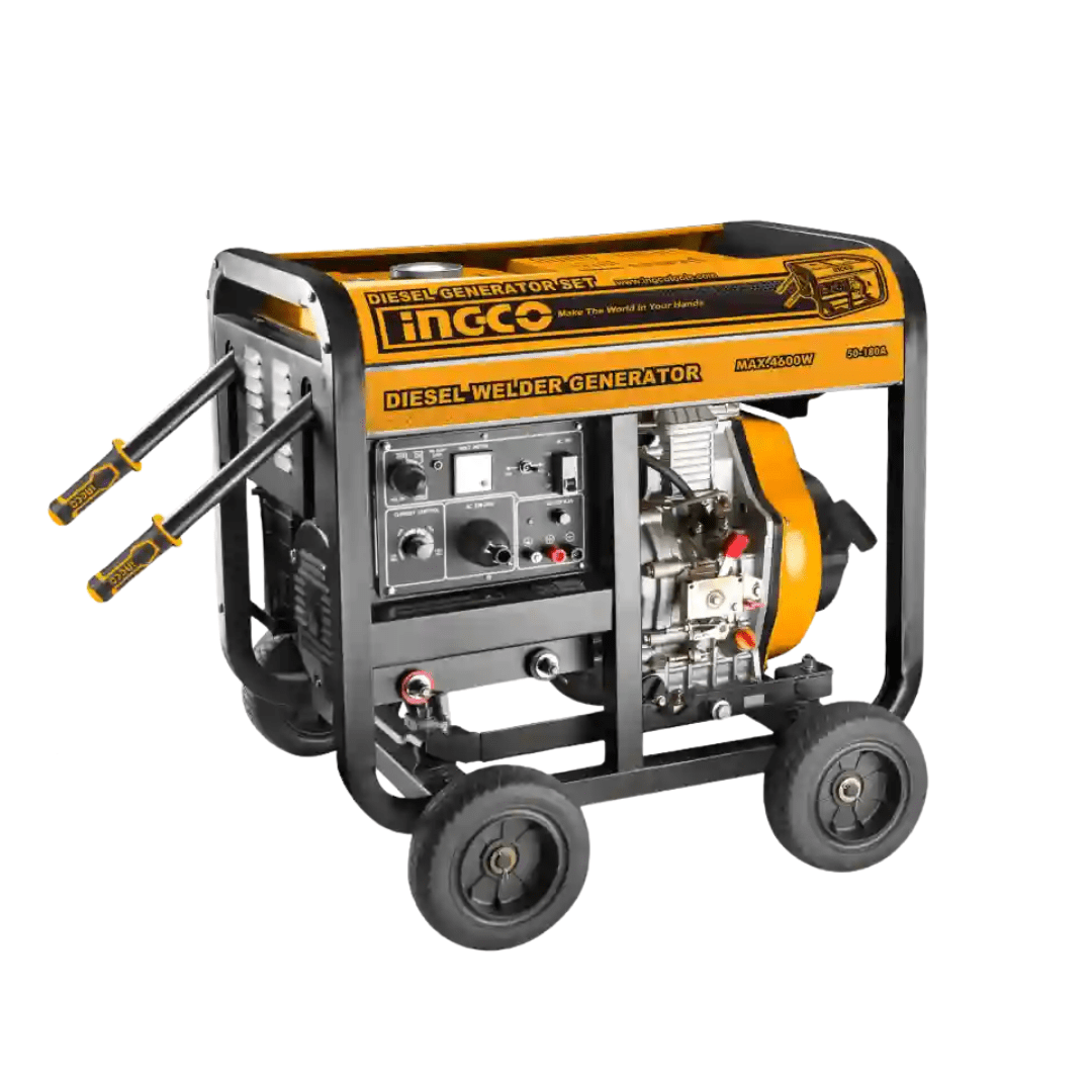 Ingco Generator Ingco Diesel Generator (4.2KW/50HZ) & Welding Machine (50-180A) | 15 L - GDW65001
