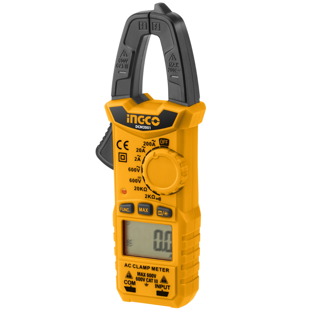 Ingco Digital Meter Ingco Digital AC Clamp Meter 2000 Counts – DCM2001