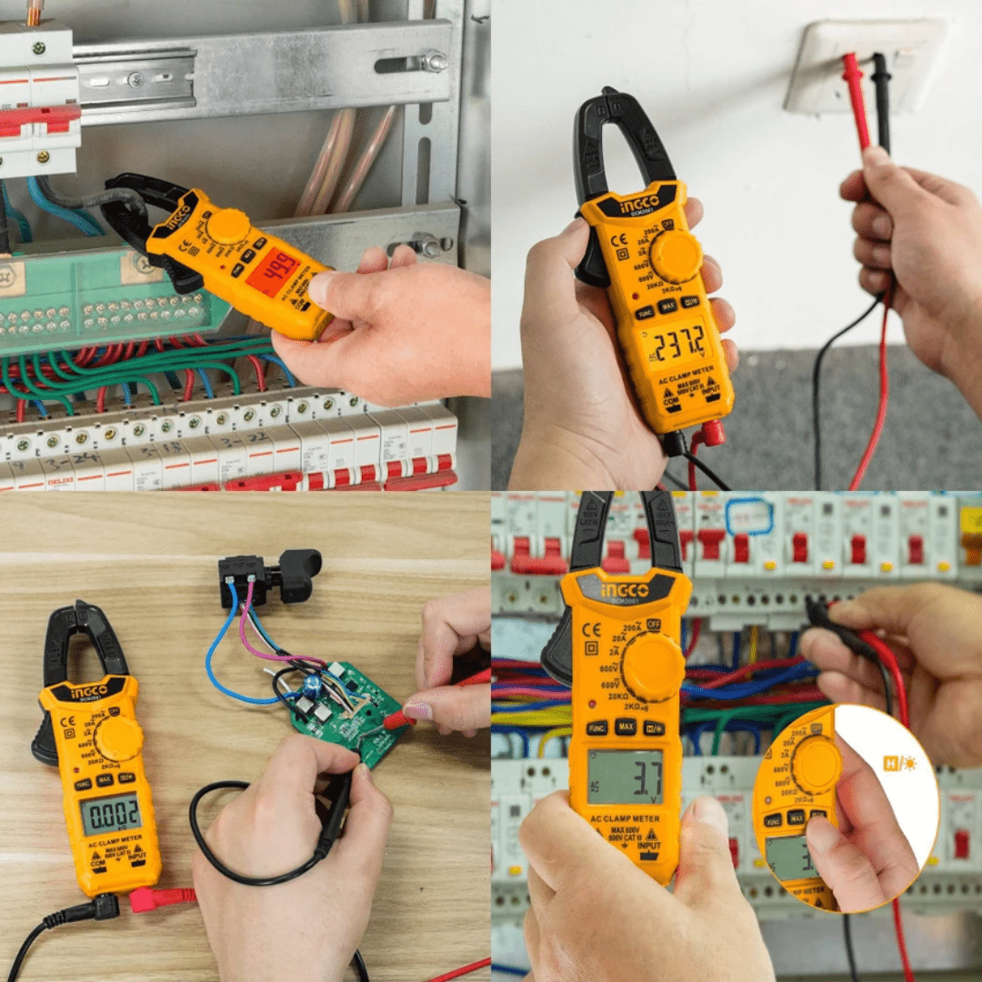 Ingco Digital Meter Ingco Digital AC Clamp Meter 2000 Counts – DCM2001