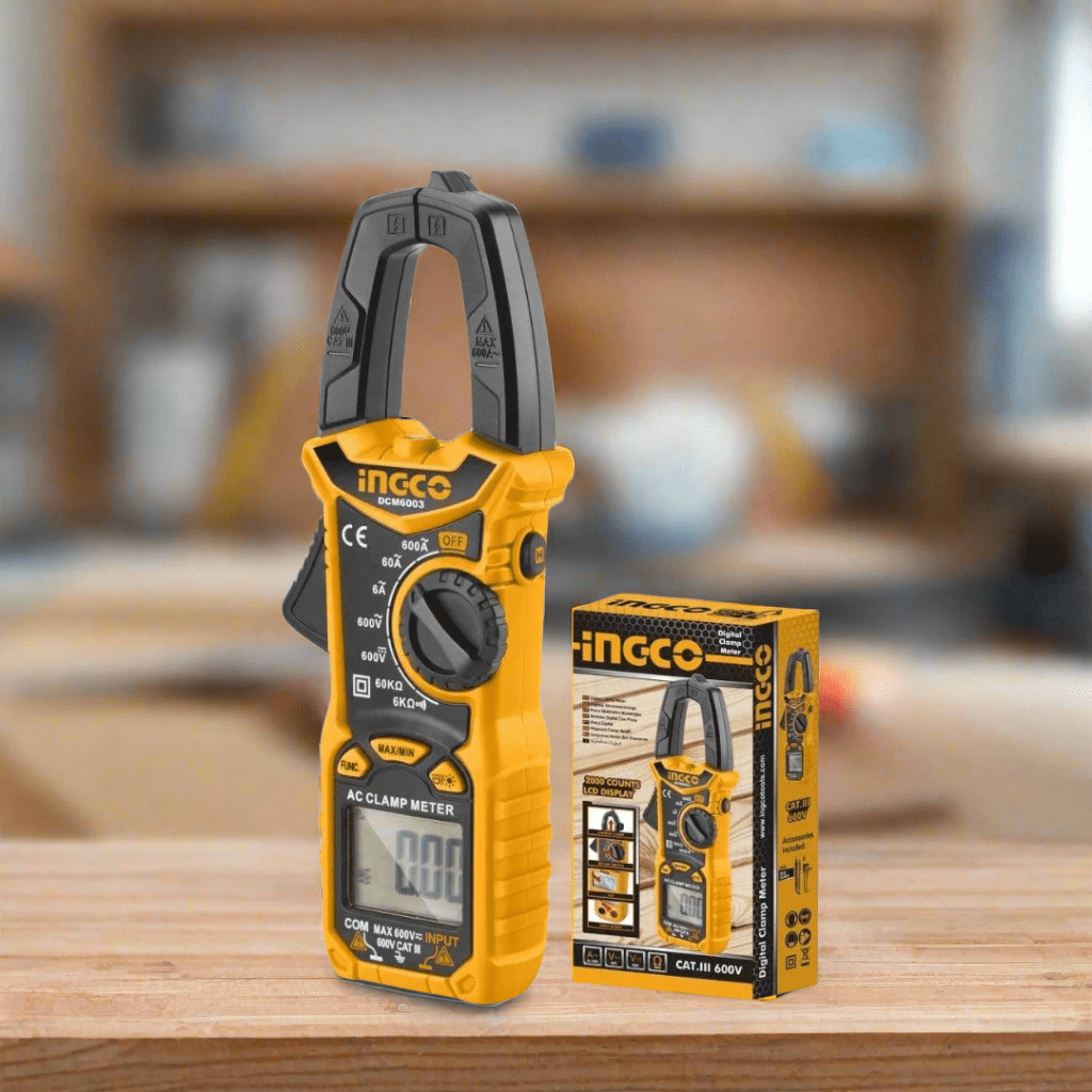 Ingco Digital Meter Ingco Digital AC Clamp Meter 6000 Counts – DCM6003