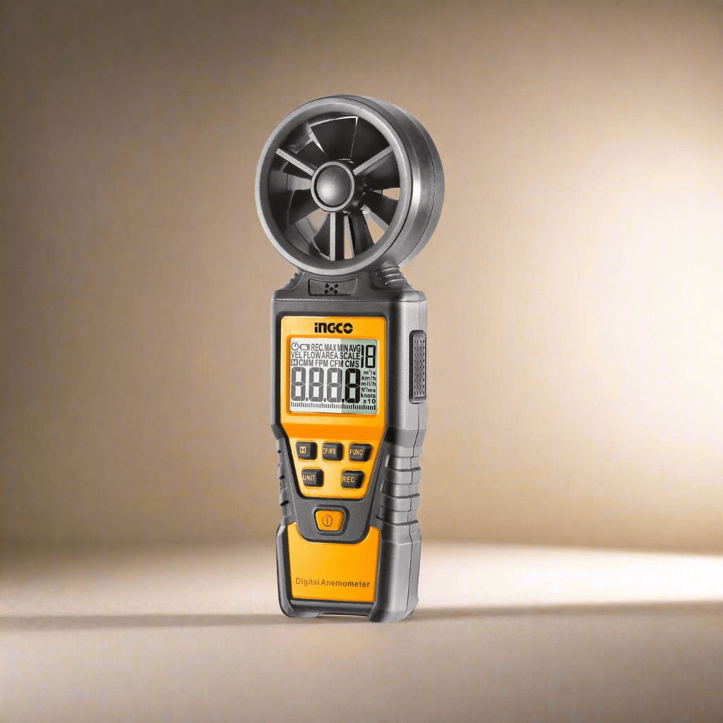 Ingco Digital Meter Ingco Digital Anemometer with Backlight & Data Hold Function – HETAN01