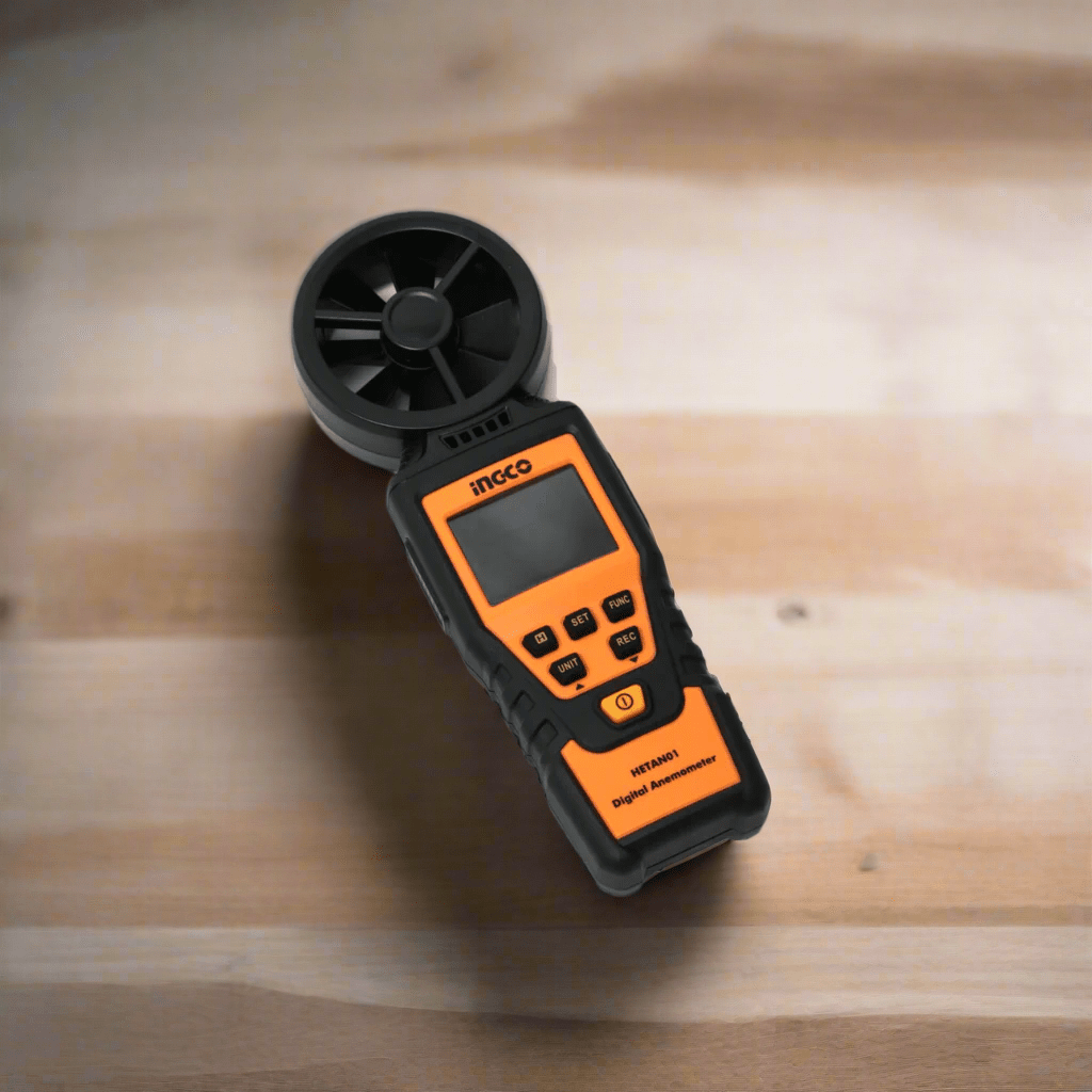 Ingco Digital Meter Ingco Digital Anemometer with Backlight & Data Hold Function – HETAN01