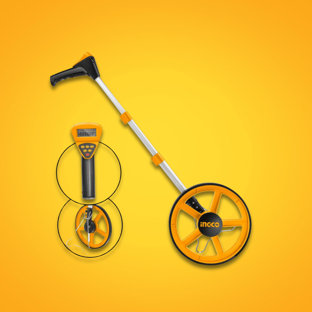 Ingco Marking Tools Ingco Digital Display Measuring Wheel with Dual Metric & Inch System – HDMW23