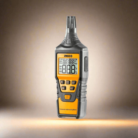 Ingco Digital Meter Ingco Digital Humidity & Temperature Meter with Backlight & Dew Point Function – HETHT01