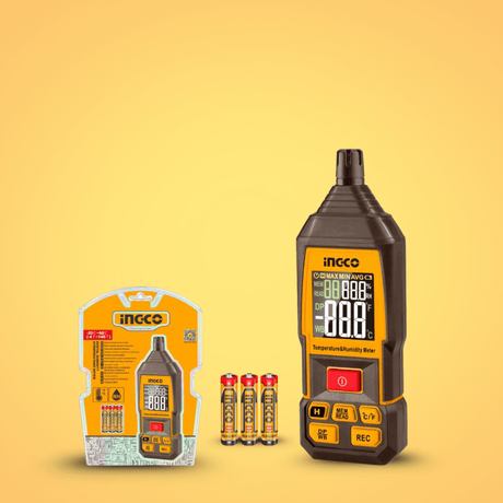 Ingco Digital Meter Ingco Digital Humidity & Temperature Meter with Backlight & Dew Point Function – HETHT031