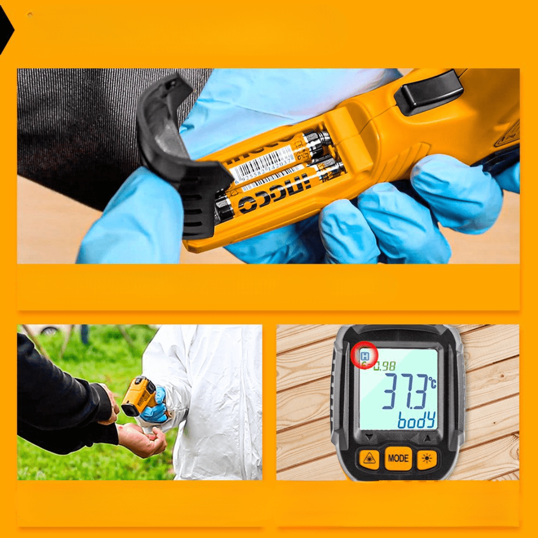 Ingco Digital Meter Ingco Digital Infrared Thermometer Thermal Scanner - HIT010381