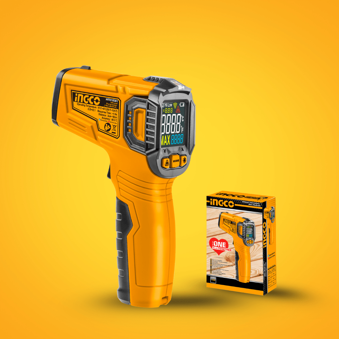 Ingco Digital Meter Ingco Digital Infrared Thermometer Thermal Scanner - HIT010381