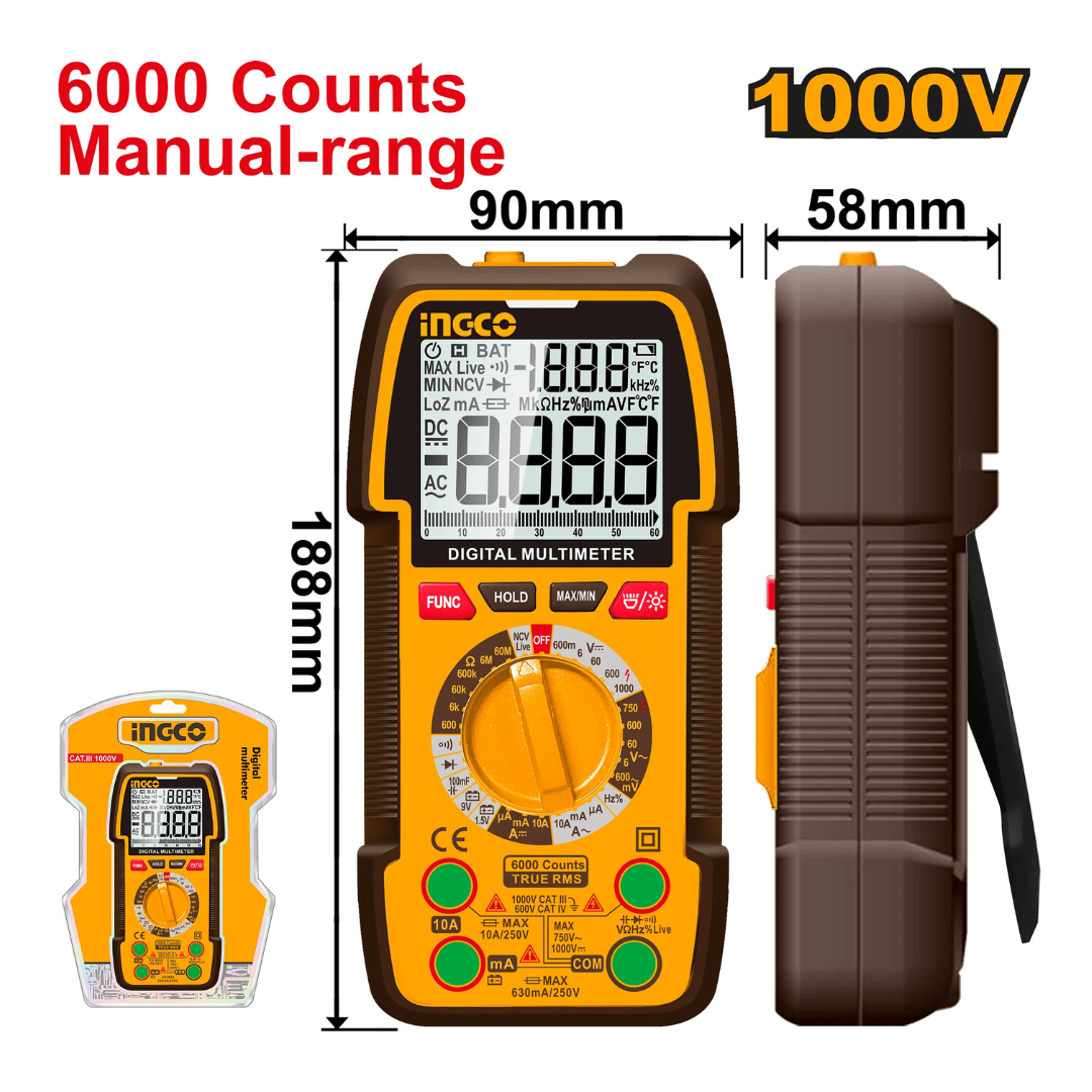 Ingco Digital Meter Ingco Digital Multimeter - DM310002