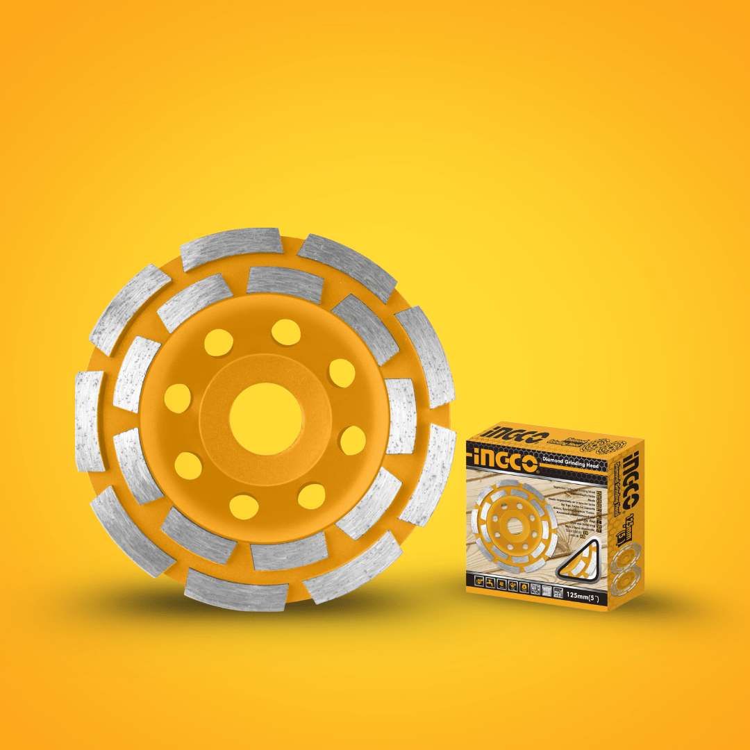 Ingco Grinding & Cutting Wheels Ingco Double Row Cup Grinding Wheel 115mm - CGW021151